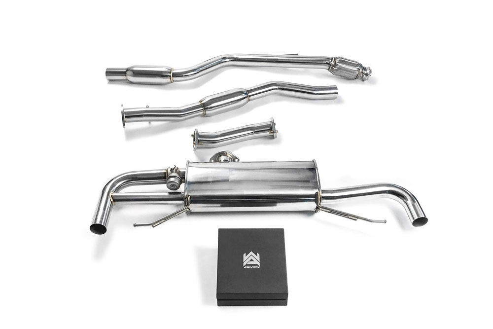 Armytrix MB532-LC | ARMYTRIX Stainless Steel Valvetronic Catback Exhaust System Mercedes-Benz X253/C253 GLC250; 2016-2019