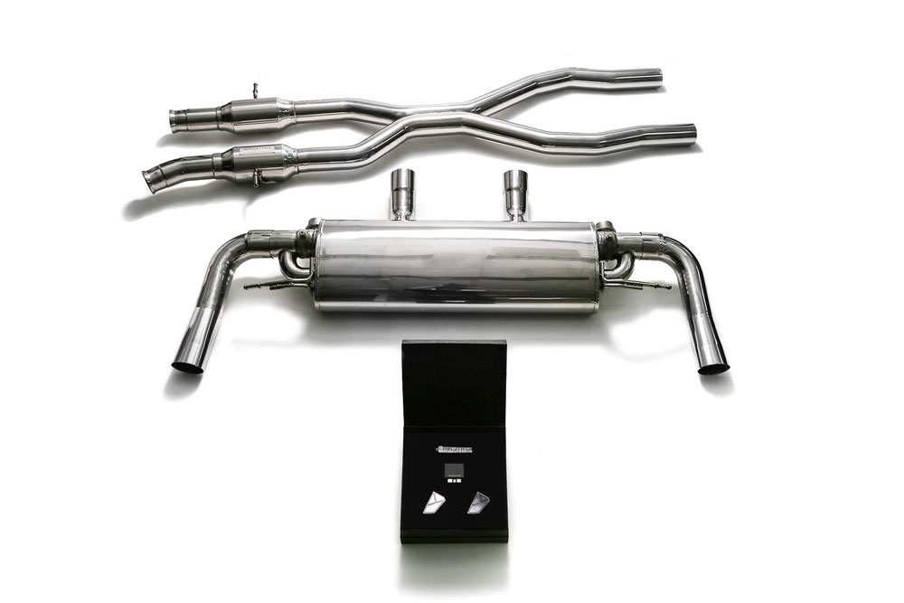 Armytrix MB926-C | ARMYTRIX Stainless Steel Valvetronic Catback Exhaust System Mercedes-Benz GLE63 AMG M157; 2016-2017