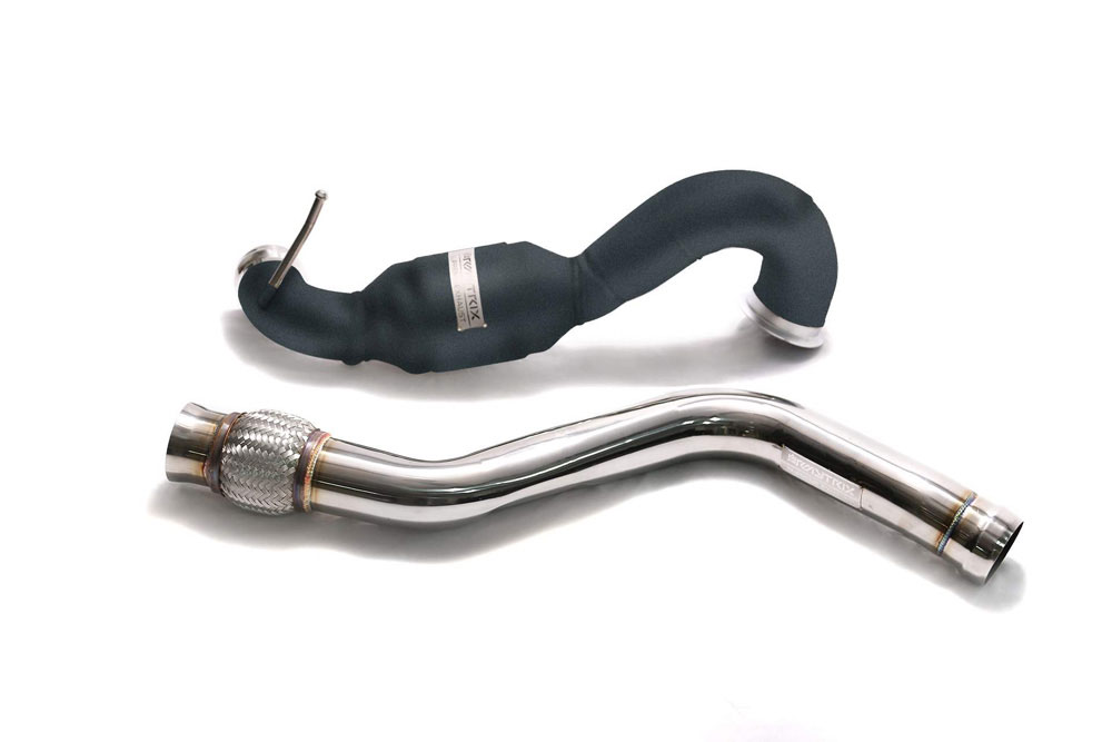 Armytrix MBA45-CDC | ARMYTRIX Ceramic Coated Sport Cat-Pipe with 200 CPSI Catalytic Converters Mercedes-Benz W176/A45; 2013-2018