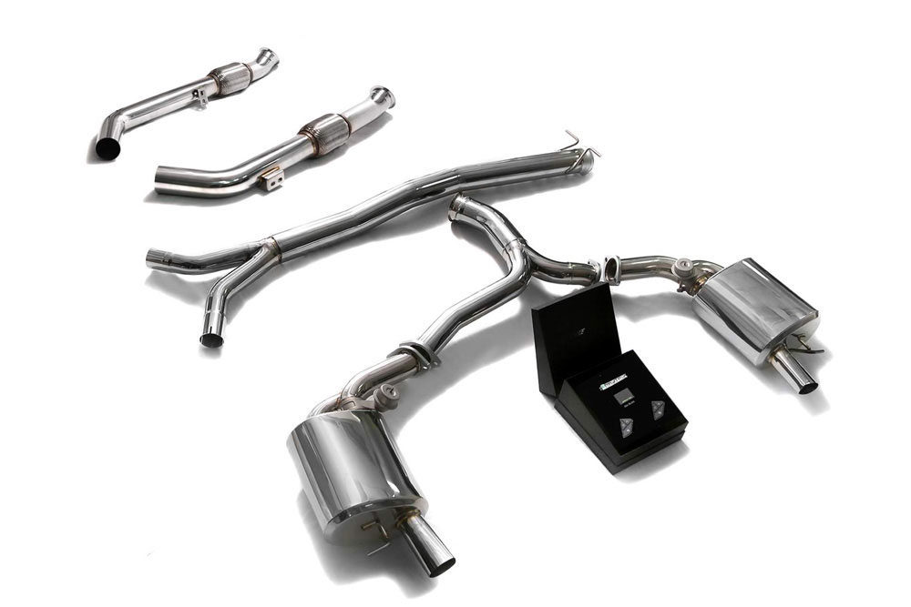 Armytrix MBC45-C | ARMYTRIX Stainless Steel Valvetronic Catback Exhaust System Mercedes-Benz C400 / C450 / C43 AMG W205; 2015-2018