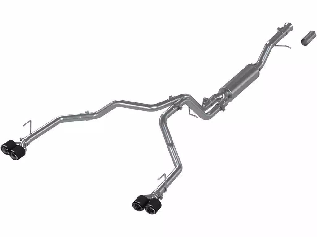 MBRP s50573cf | 21- GM Tahoe 5.3/6.2L Cat Back Exhaust; 2021-2024