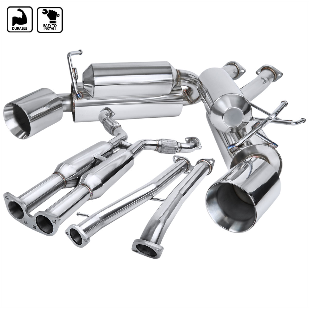 Spec-D Tuning mfcat3-350z03-mx | SPEC-D Tuning Nissan 350Z Catback Exhaust; 2003-2008