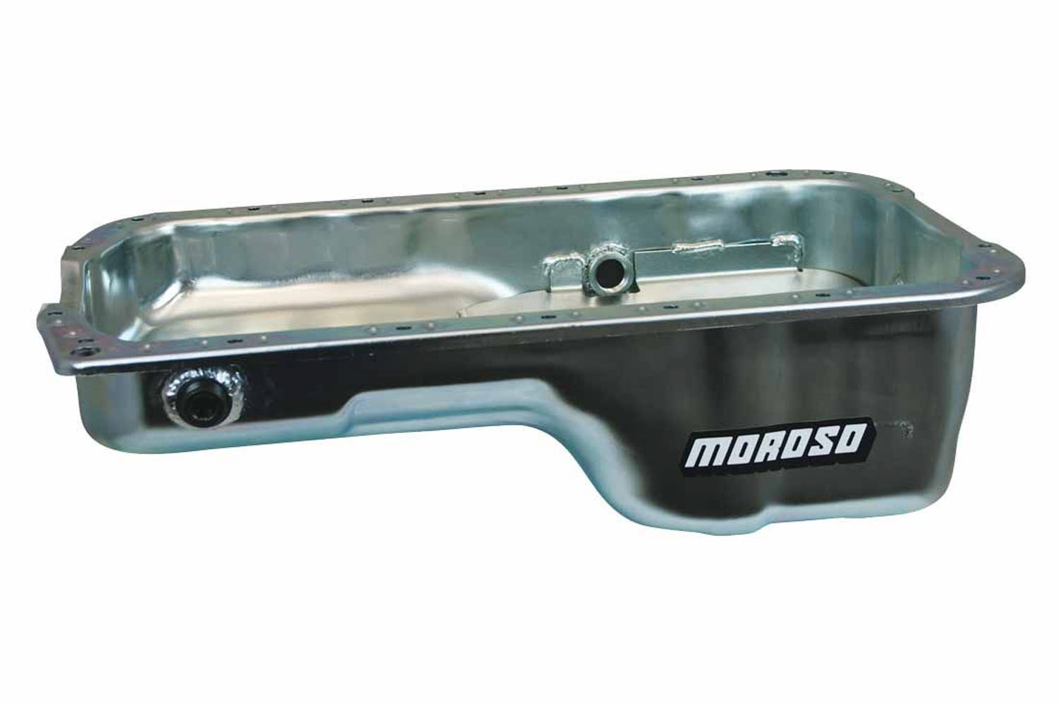 Moroso 20916 | Honda 2.2/2.3L H Series Stock (w/Oil Drainbacks) Wet Sump 4qt 5.25in Steel Oil Pan