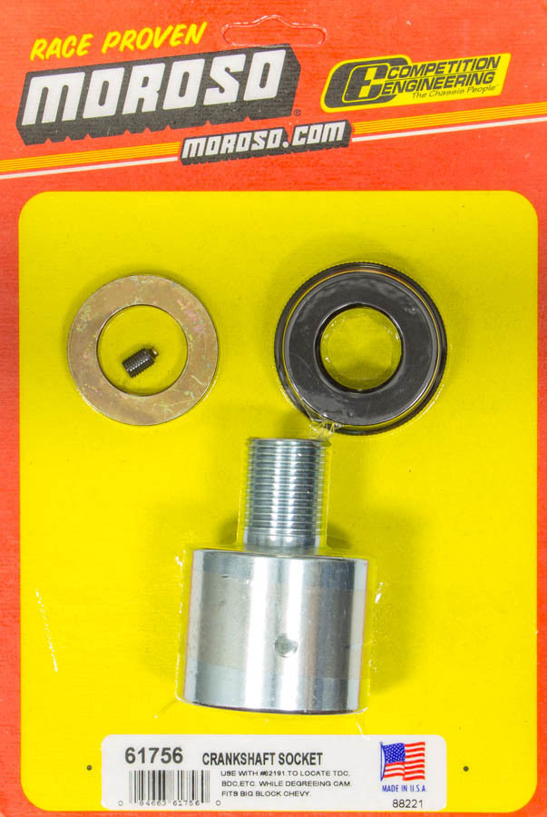 Moroso 61756 | Chevrolet Big Block Crankshaft Socket Tool (Use w/Part No 62190/62191)