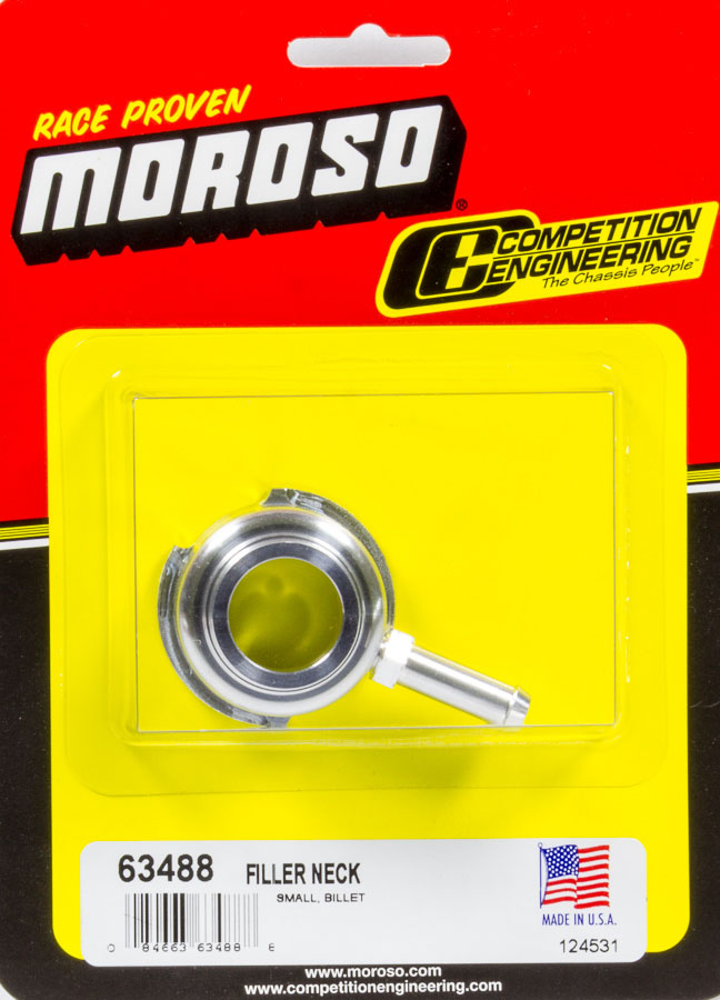 Moroso 63488 | Weld-On Filler Neck - SAE Type B - Billet Aluminum