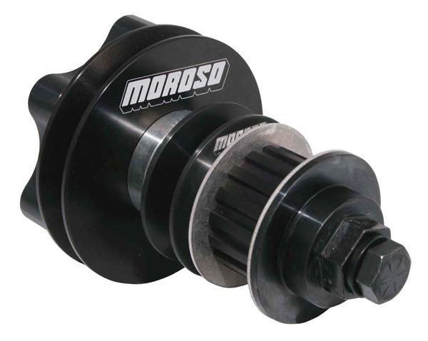 Moroso 63858 | Chevrolet Big Block (Short 3 Bolt) Dry Sump & Vacuum Pump Drive Kit - Flange Style w/Pulleys