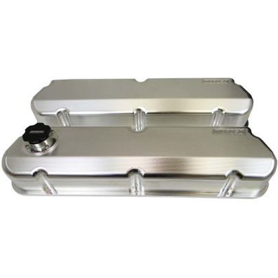 Moroso 68474 | Ford 302/351W Valve Cover w/Fill Cap - 2.875in - Billet Aluminum - Pair