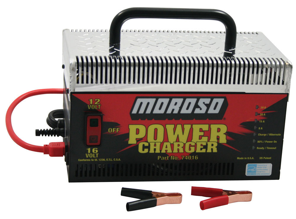 Moroso 74016 | Battery Charger - 12/16 Volt 30A; 2012-2016