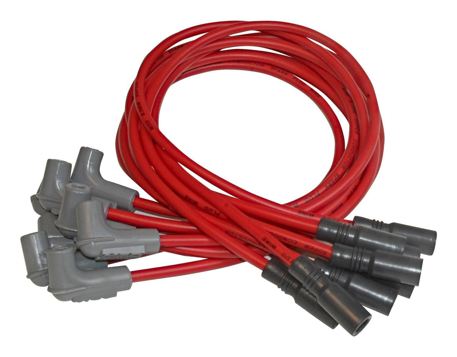 MSD 32149 | Superconductor 835 Plug Wires for LT1 - RED Camaro V8; 1993-1997