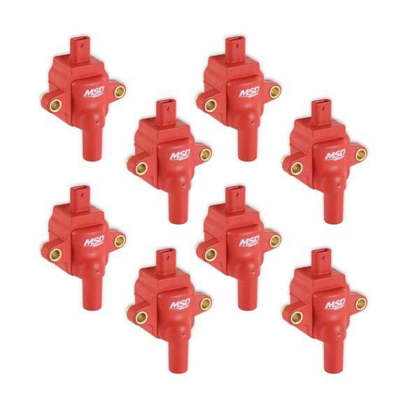 MSD 82838 | Coil Ford Godzilla 7.3L 8-Pack Red; 2020-2023