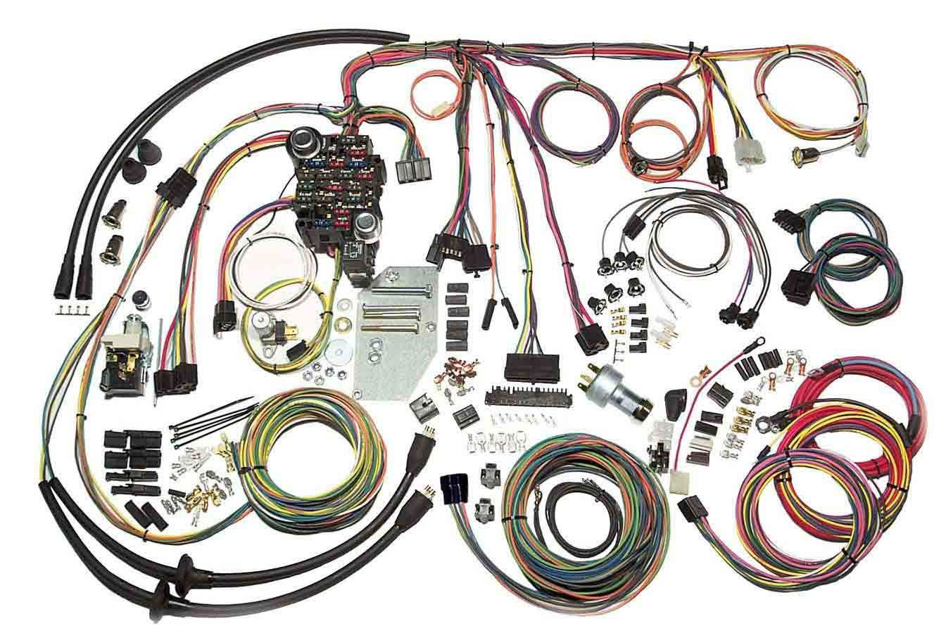 American Autowire 500423 | AMERICAN AUTOWIRE 55-56 Chevy Classic Update Wiring System; 1955-1956