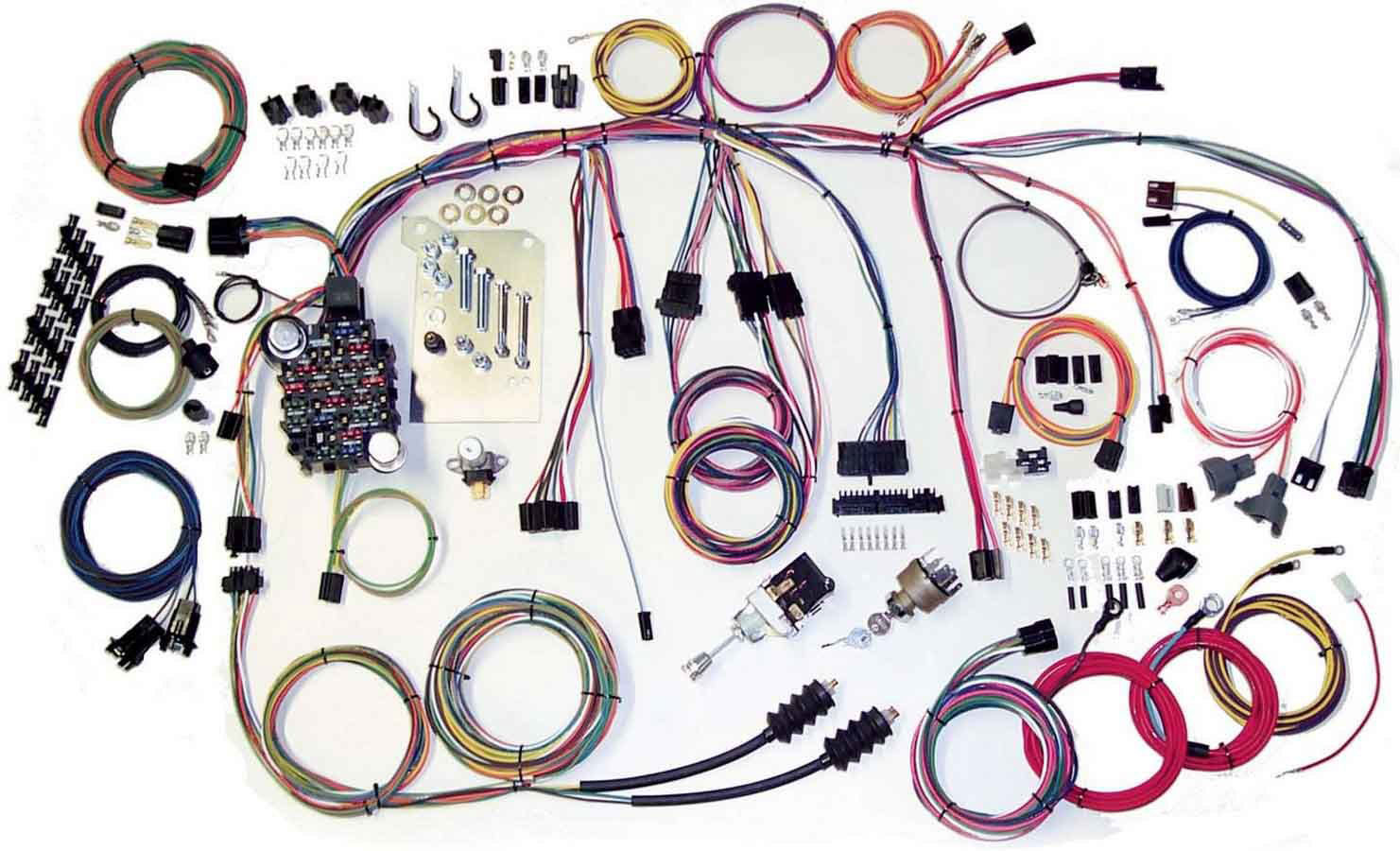 American Autowire 500560 | AMERICAN AUTOWIRE 60-66 Chevy Truck Wiring Harness; 1960-1966