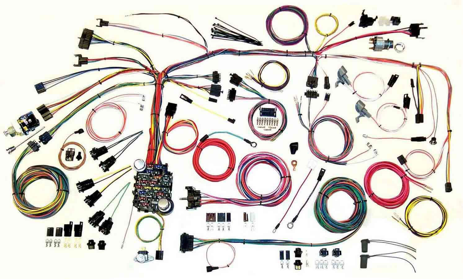 American Autowire 500886 | AMERICAN AUTOWIRE 67-68 Firebird Wire Harness System; 1967-1968