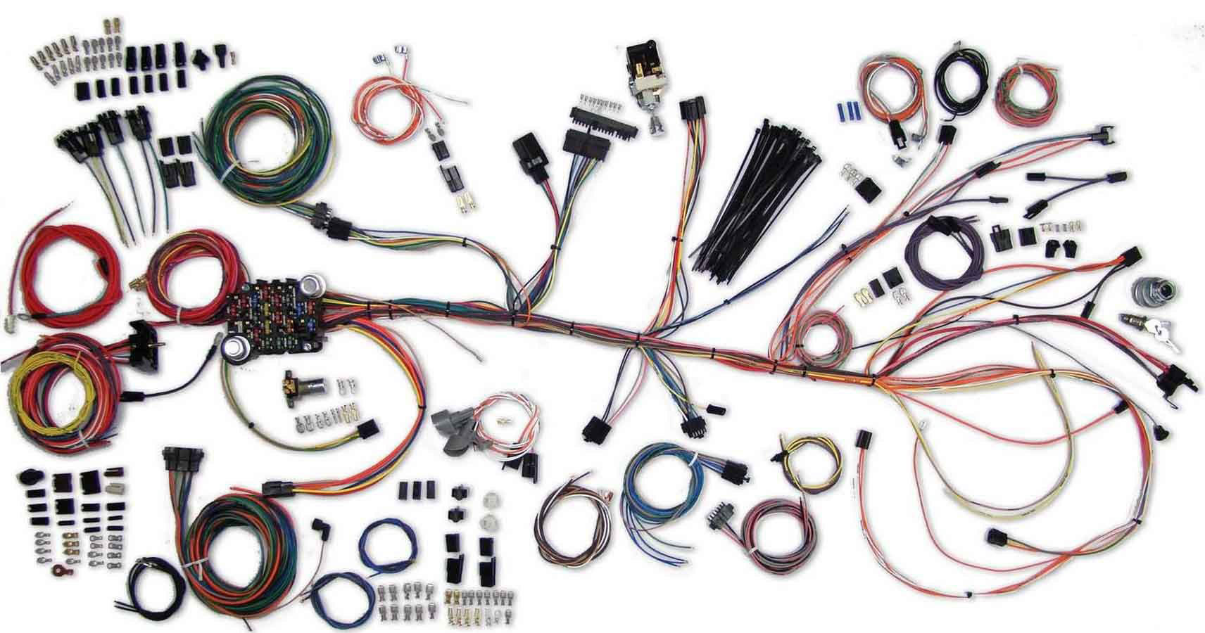 American Autowire 500981 | AMERICAN AUTOWIRE 64-67 Chevelle Wire Harness System; 1964-1967