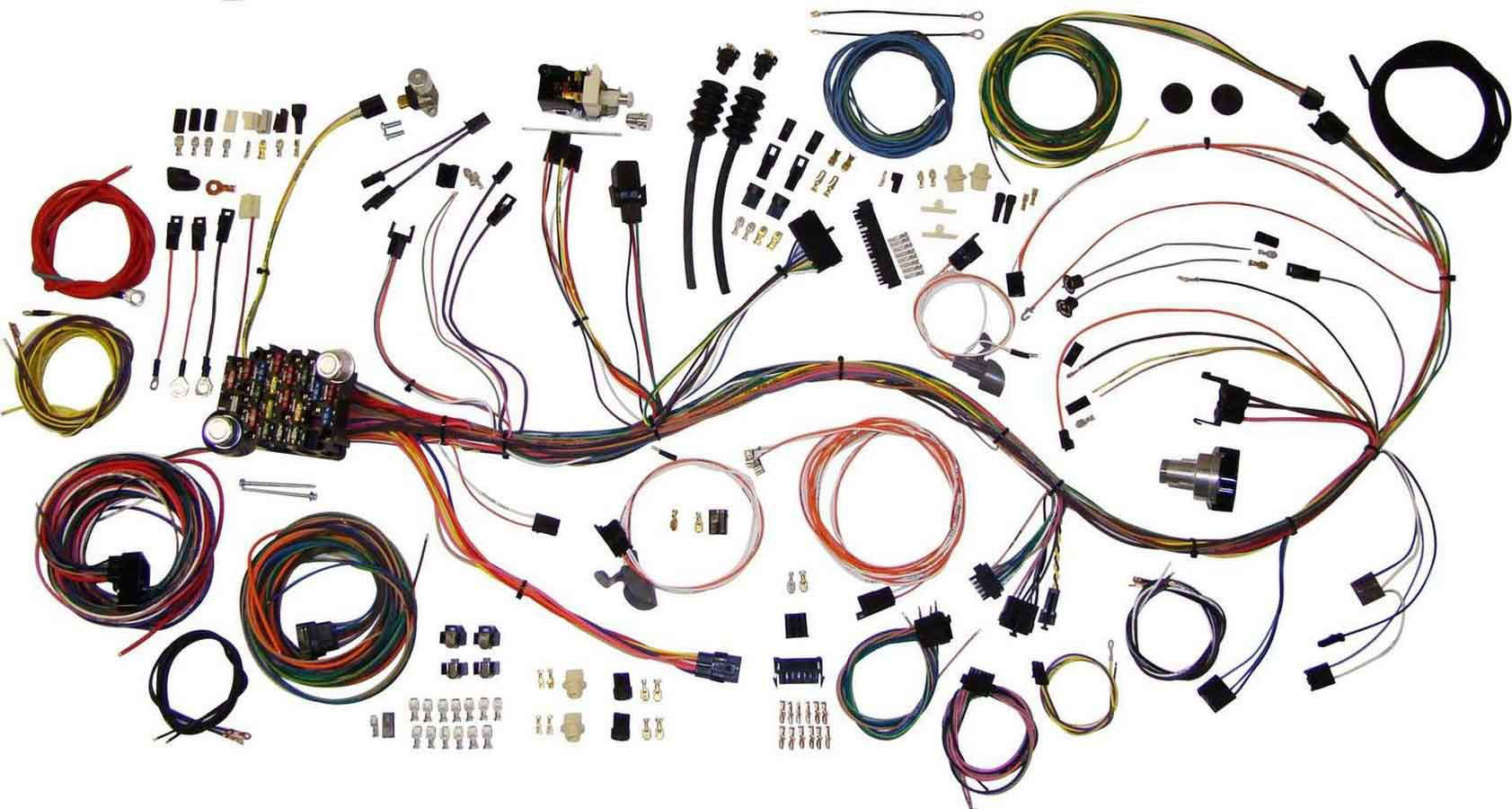 American Autowire 510089 | AMERICAN AUTOWIRE 69-72 Chevy Truck Wiring Harness; 1969-1972