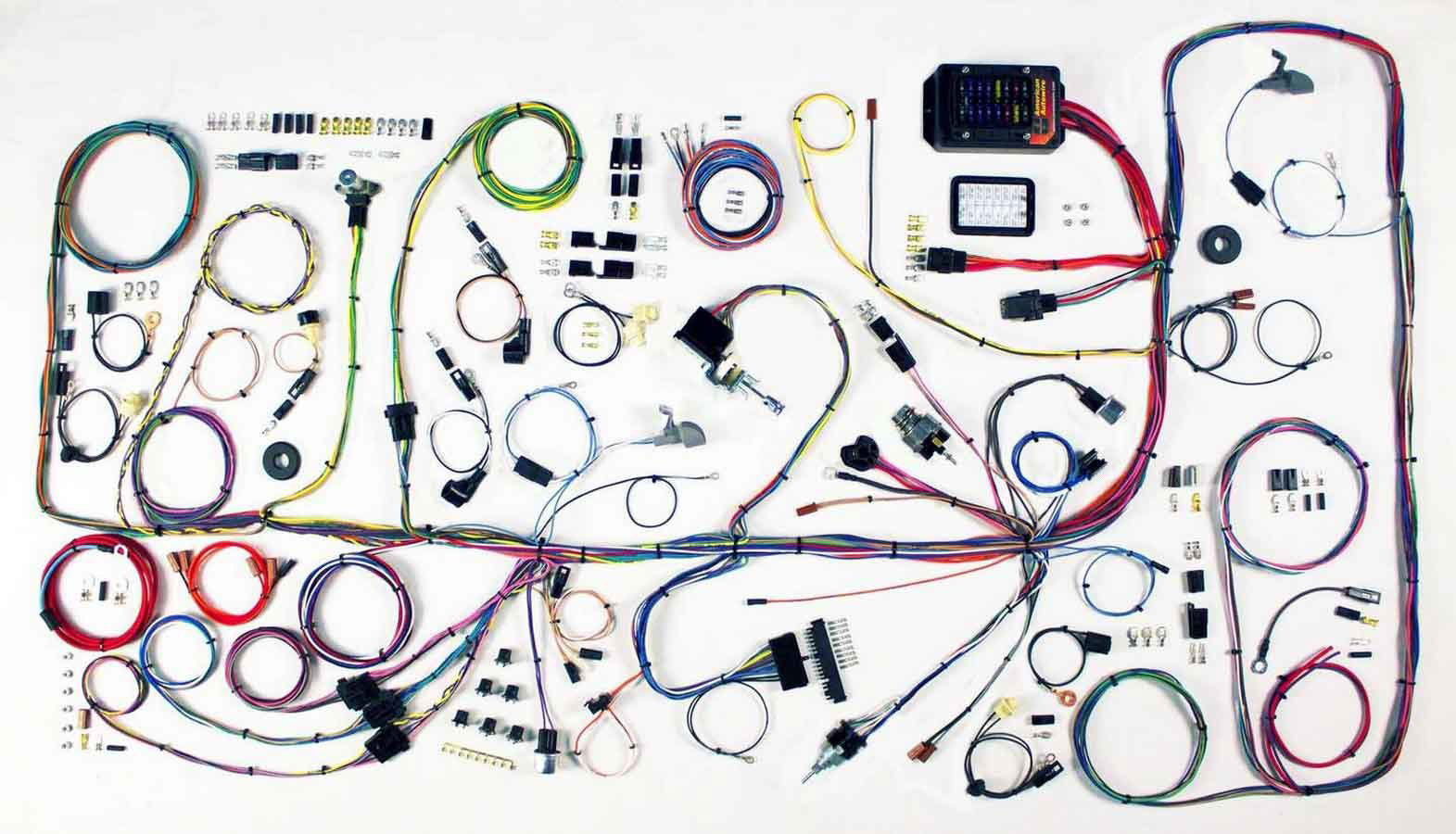 American Autowire 510317 | AMERICAN AUTOWIRE 66-77 Ford Bronco Wiring Bronco Wiring Kit; 1967-1977