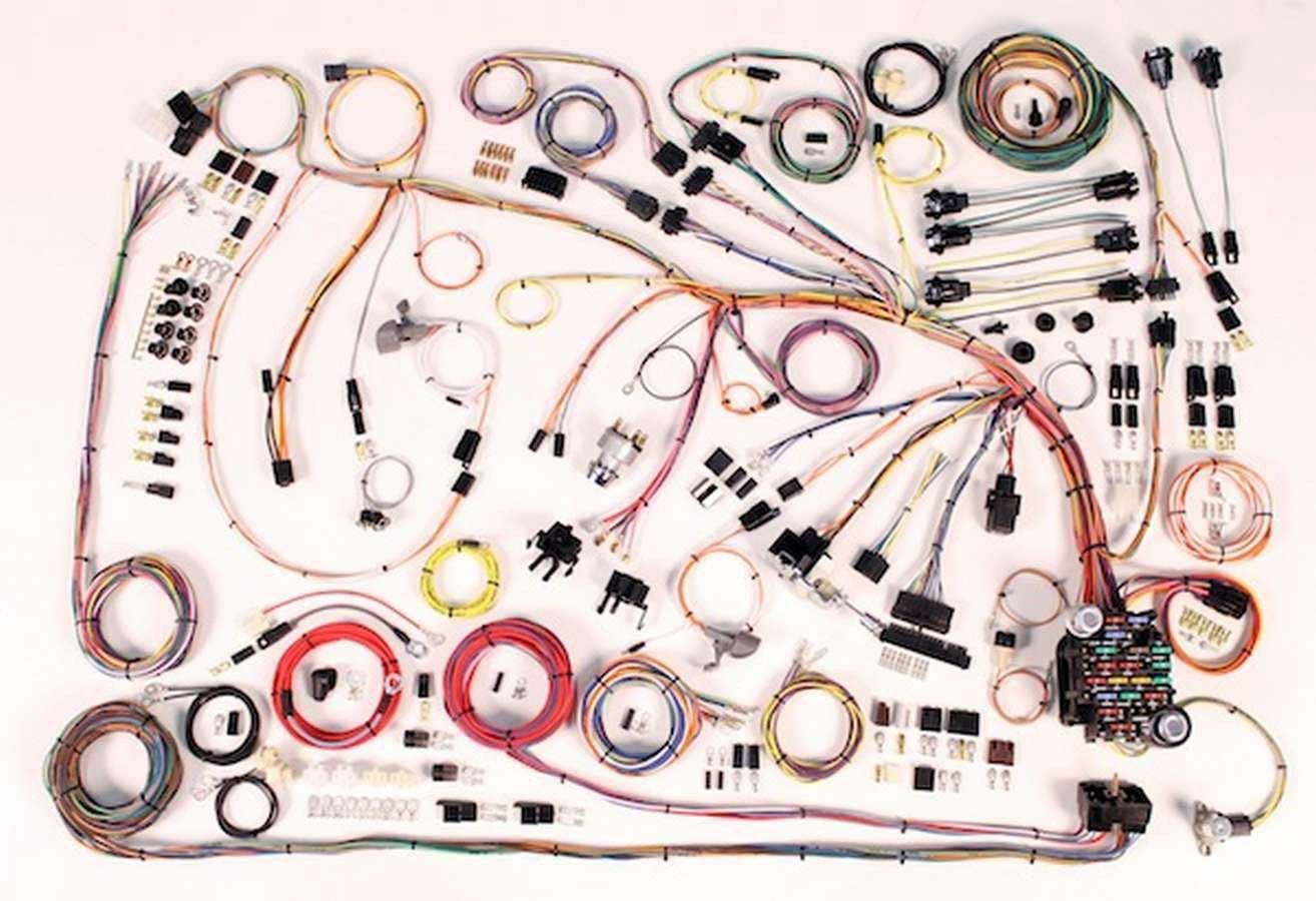 American Autowire 510372 | AMERICAN AUTOWIRE 66-68 Chevy Impala Wiring kit; 1966-1968