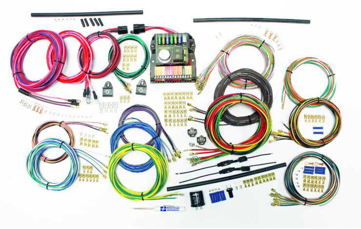 American Autowire 510419 | AMERICAN AUTOWIRE 62-74 Volkswagon Beetle Wiring Harness; 1962-1974