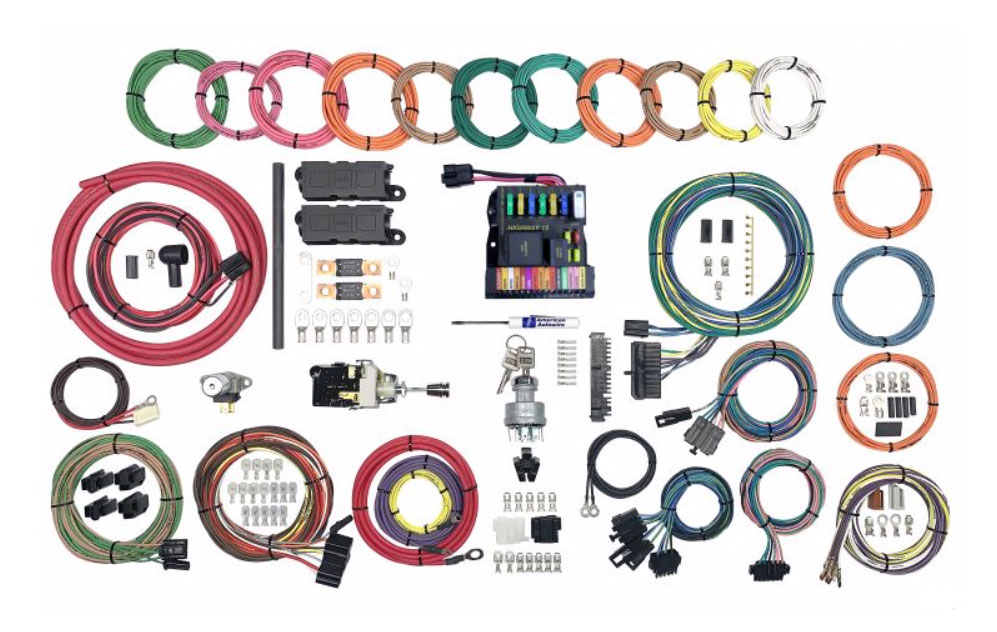 American Autowire 510825 | AMERICAN AUTOWIRE Highway 15 Plus Wiring Kit