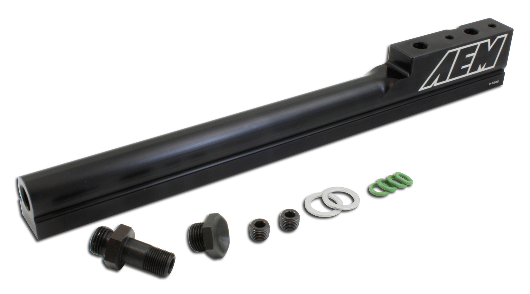 AEM Induction 25-100bk | High Volume Fuel Rail Black; 1994-2001