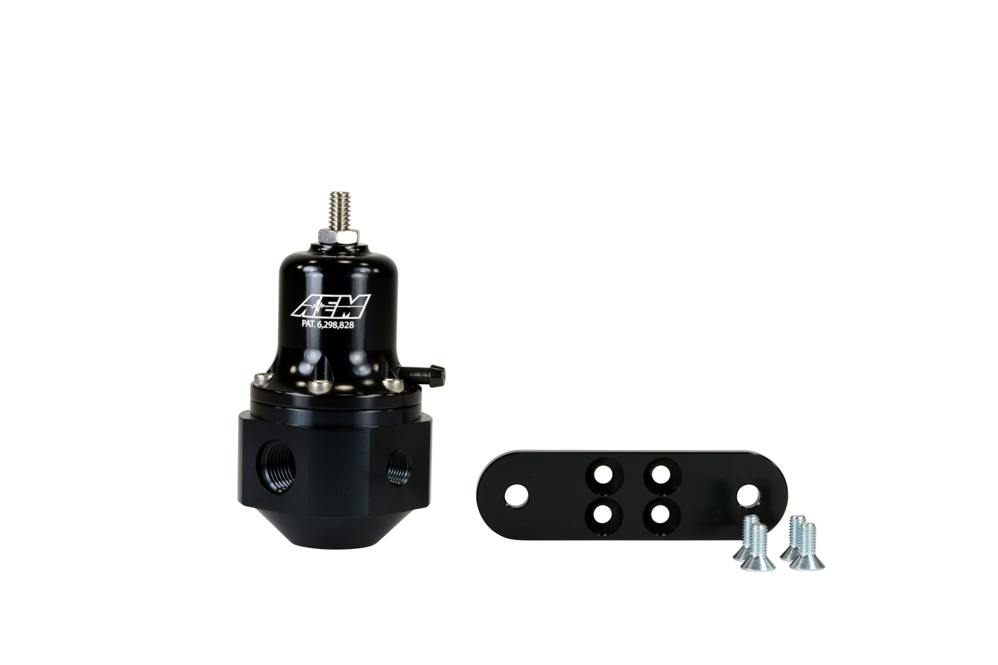 AEM Induction 25-302bk | Universal Adjstable Fuel Pressure Regulator Black