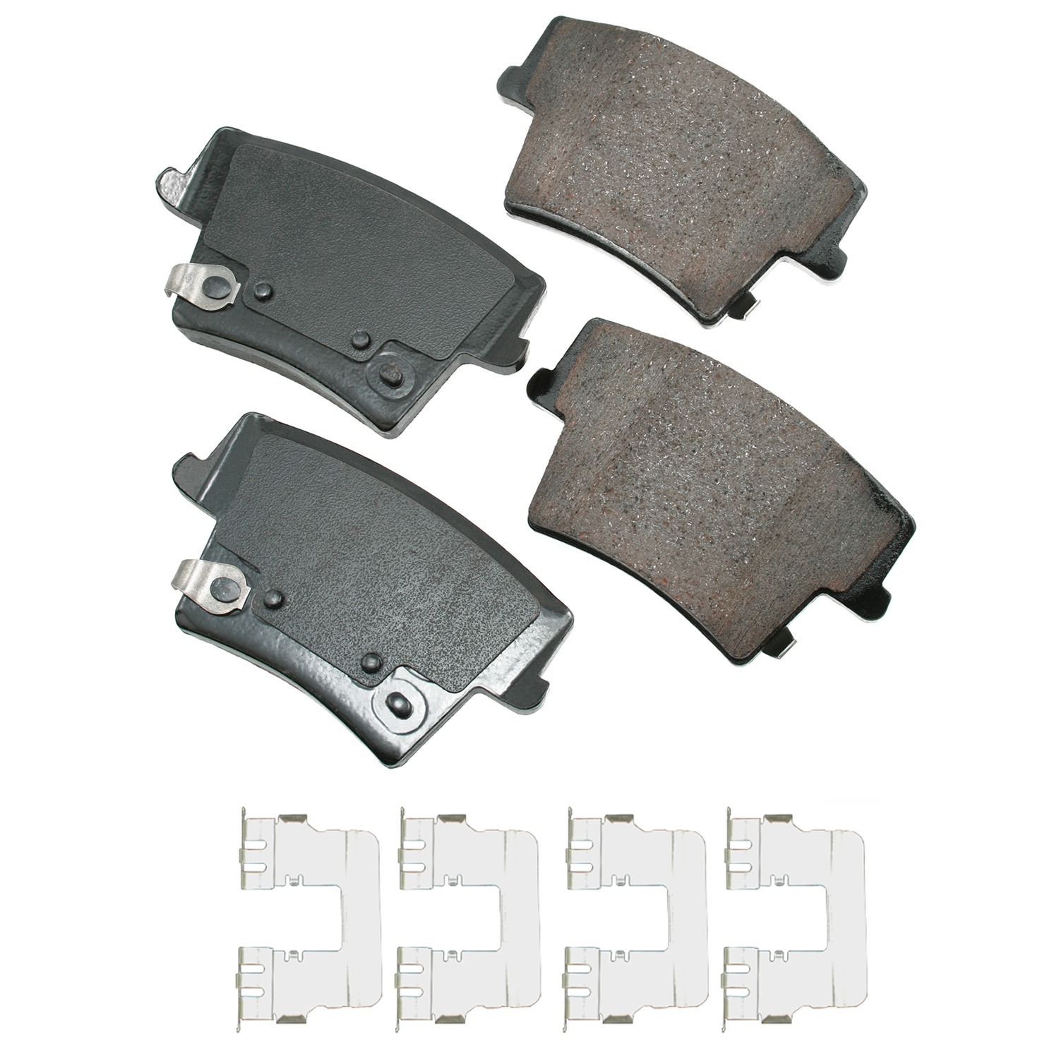 Akebono Brake Corporation act1057 | AKEBONO BRAKE CORPORATION Brake Pads Rear Dodge 05 -18 Challenger Charger; 2005-2018