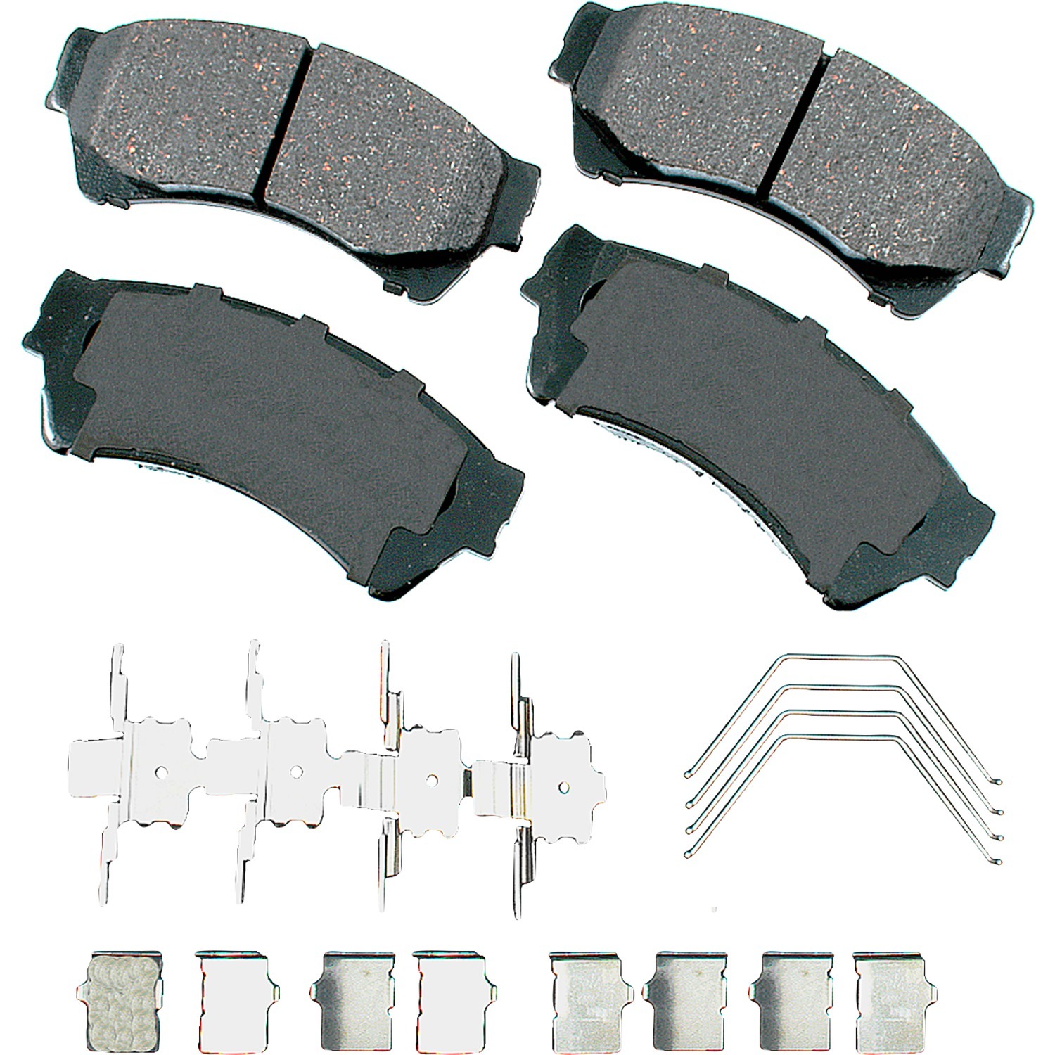 Akebono Brake Corporation act1164 | AKEBONO BRAKE CORPORATION Brake Pad Front Ford Fusion 06-12 Lincoln MKZ; 2006-2012