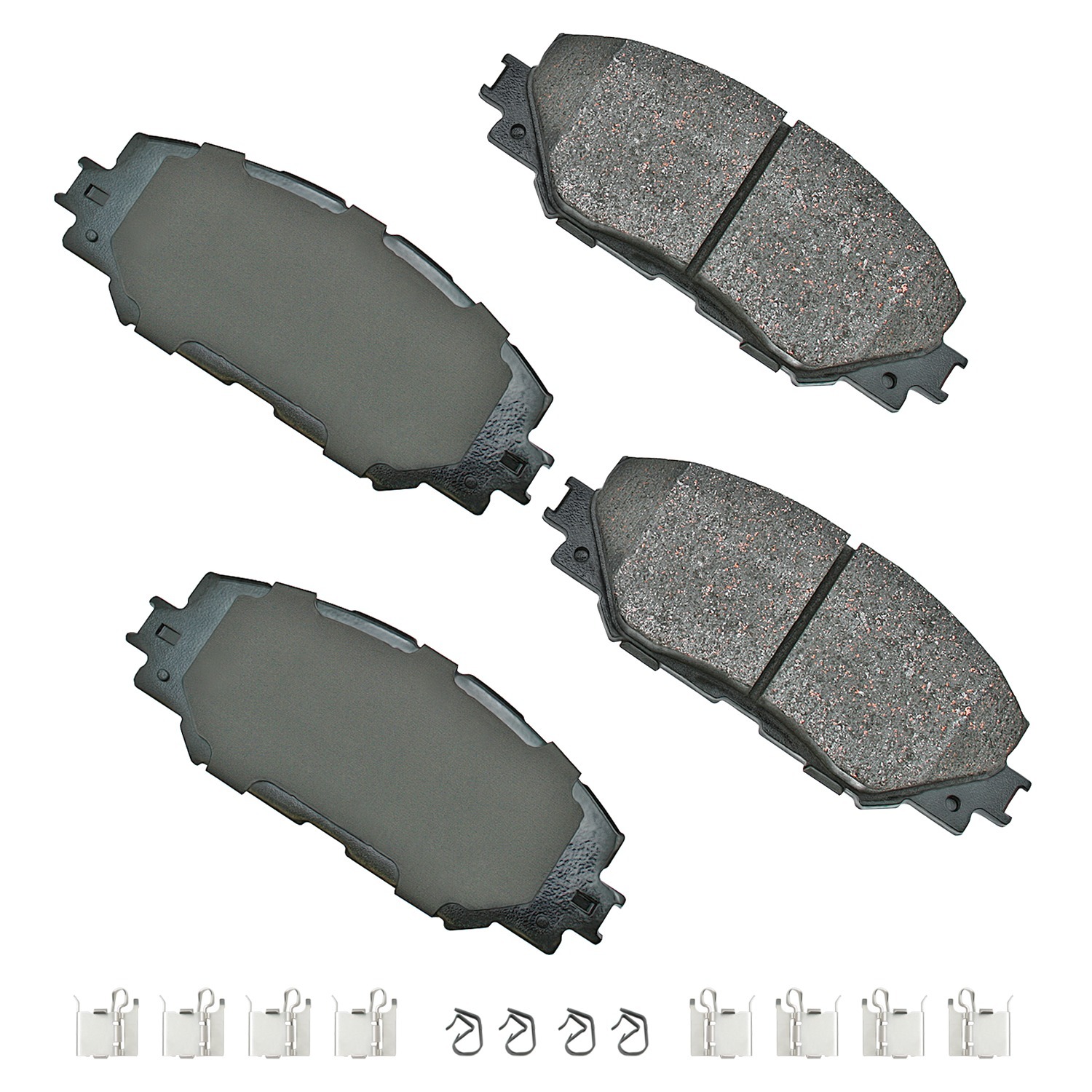 Akebono Brake Corporation act1210a | AKEBONO BRAKE CORPORATION ProACT Ultra-Premium Bra ke Pads - Front