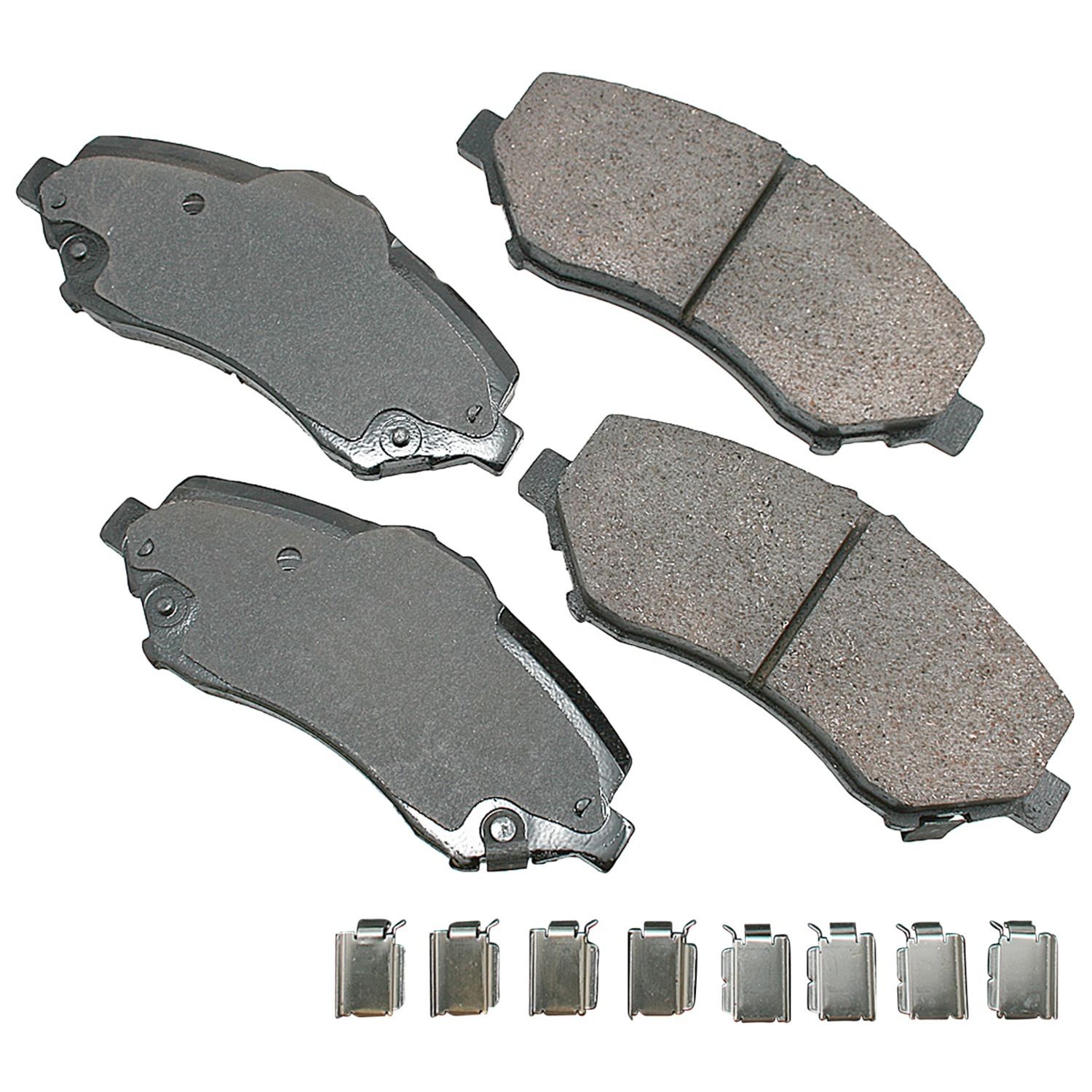 Akebono Brake Corporation act1273 | AKEBONO BRAKE CORPORATION Brake Pad Front Dodge Caravan 08-16; 2008-2016