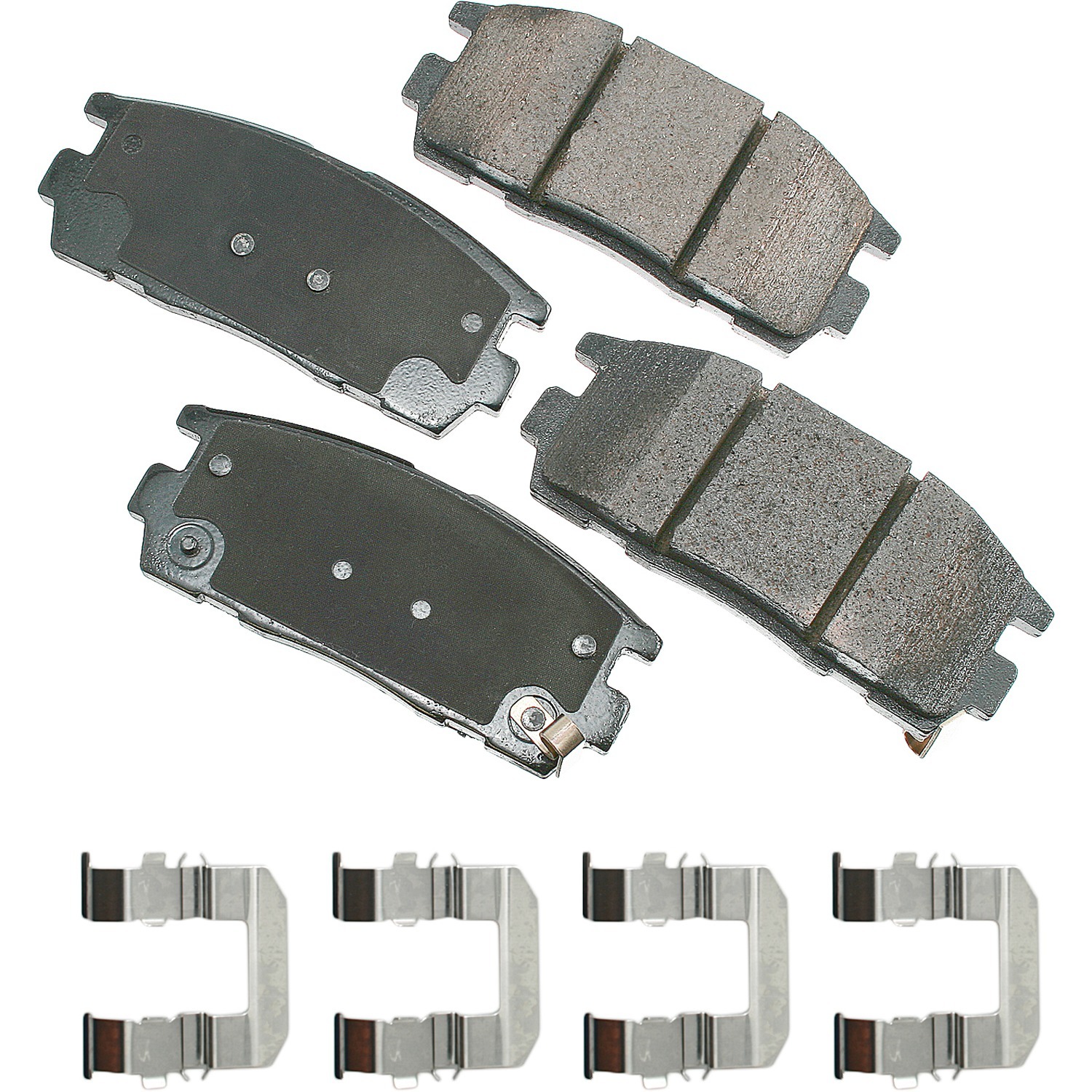 Akebono Brake Corporation act1275 | AKEBONO BRAKE CORPORATION Brake Pad Rear Chevrolet Captive 12-15 Equinox 07; 2012-2015