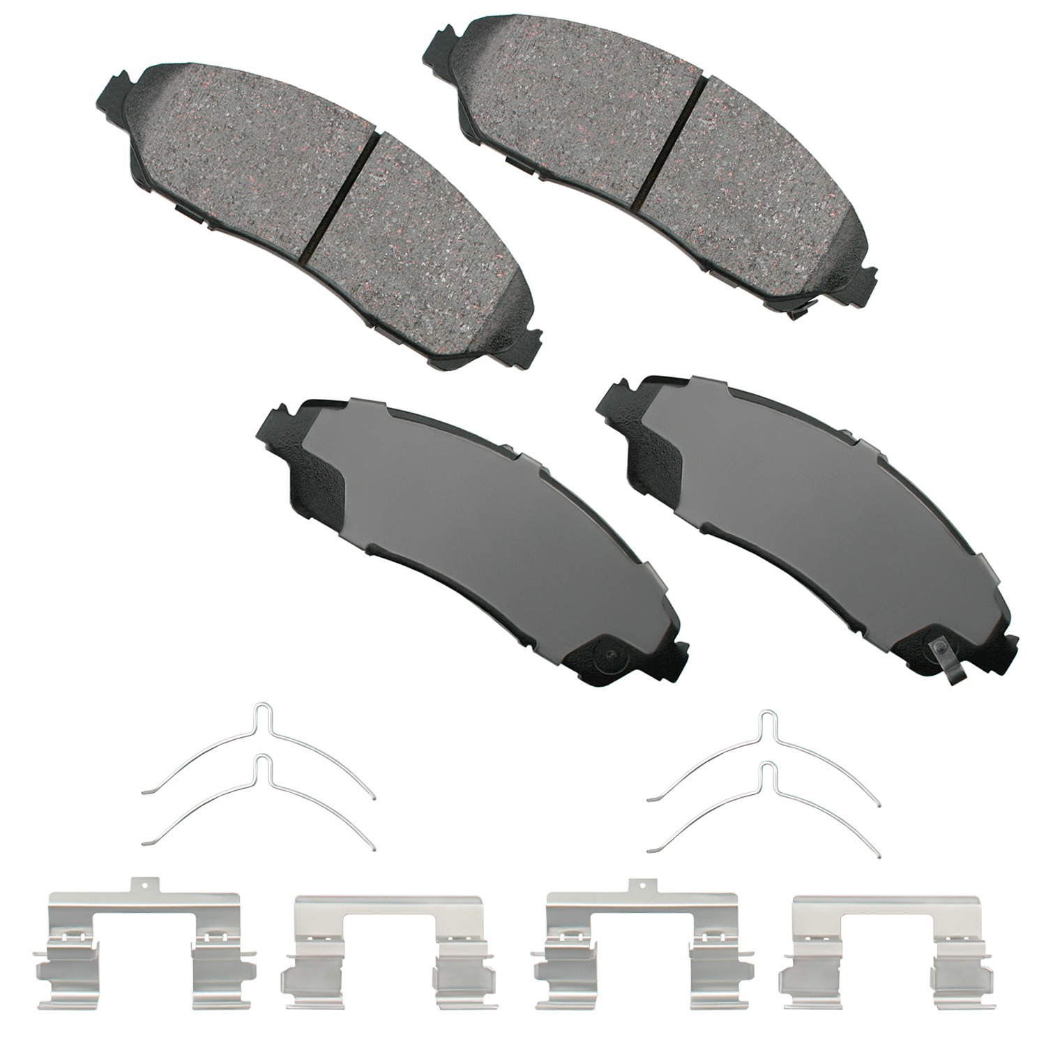 Akebono Brake Corporation act1280 | AKEBONO BRAKE CORPORATION ProACT Ultra-Premium Bra ke Pads - Front