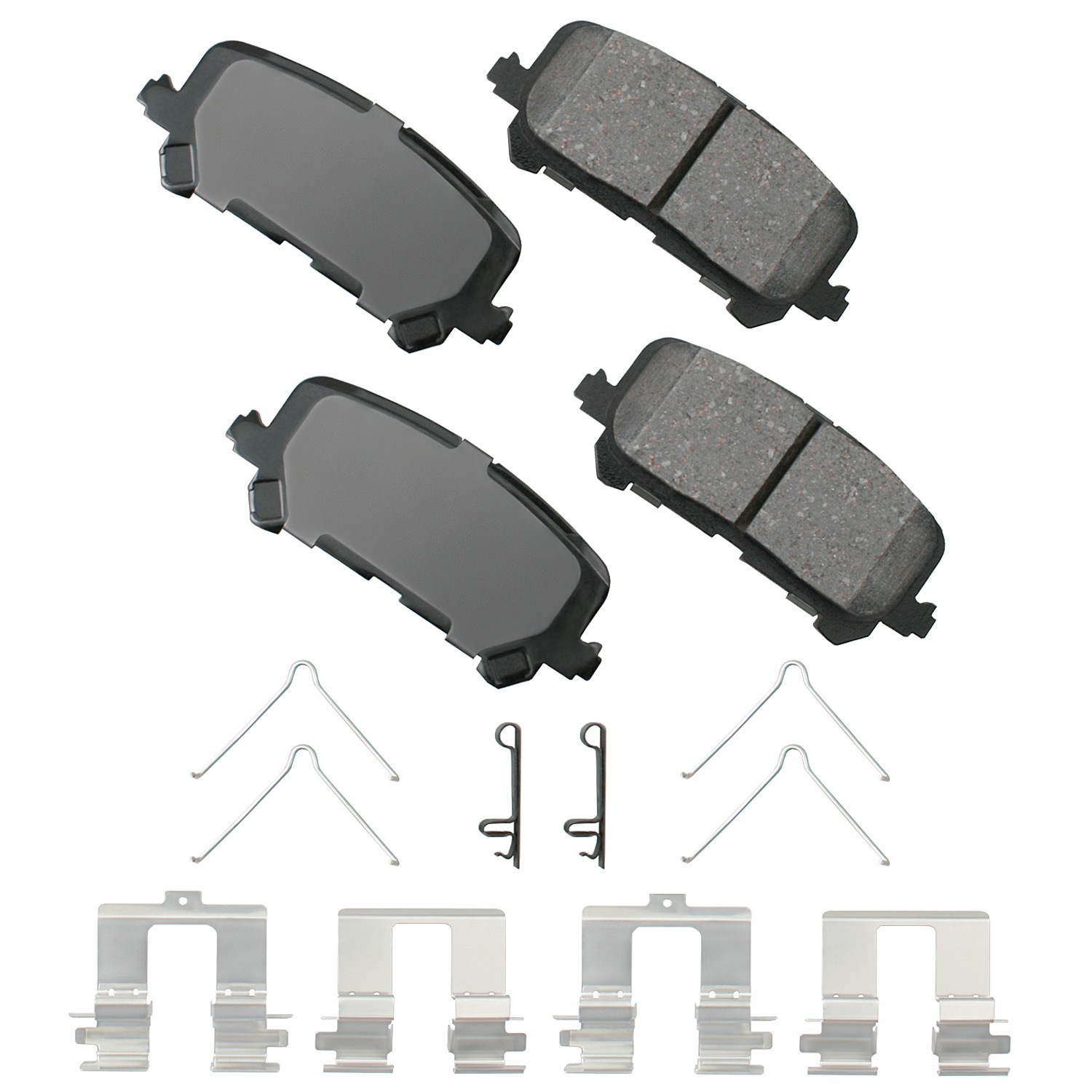 Akebono Brake Corporation act1281 | AKEBONO BRAKE CORPORATION Brake Pad Rear Acura MDX 07-16 Honda Odyssey; 2007-2016