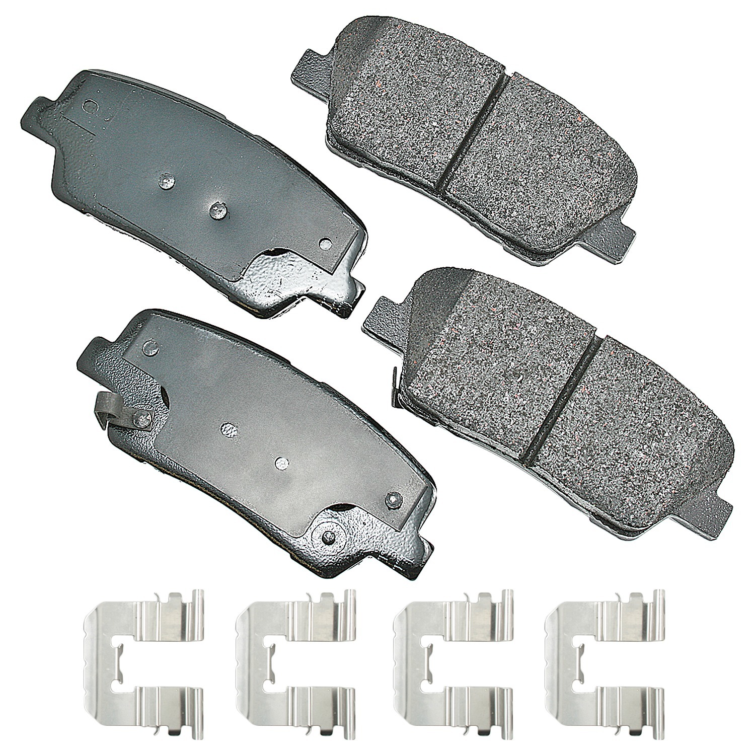 Akebono Brake Corporation act1284b | AKEBONO BRAKE CORPORATION Brake Pad Rear Hyundai Santa Fe 10-16; 2010-2016