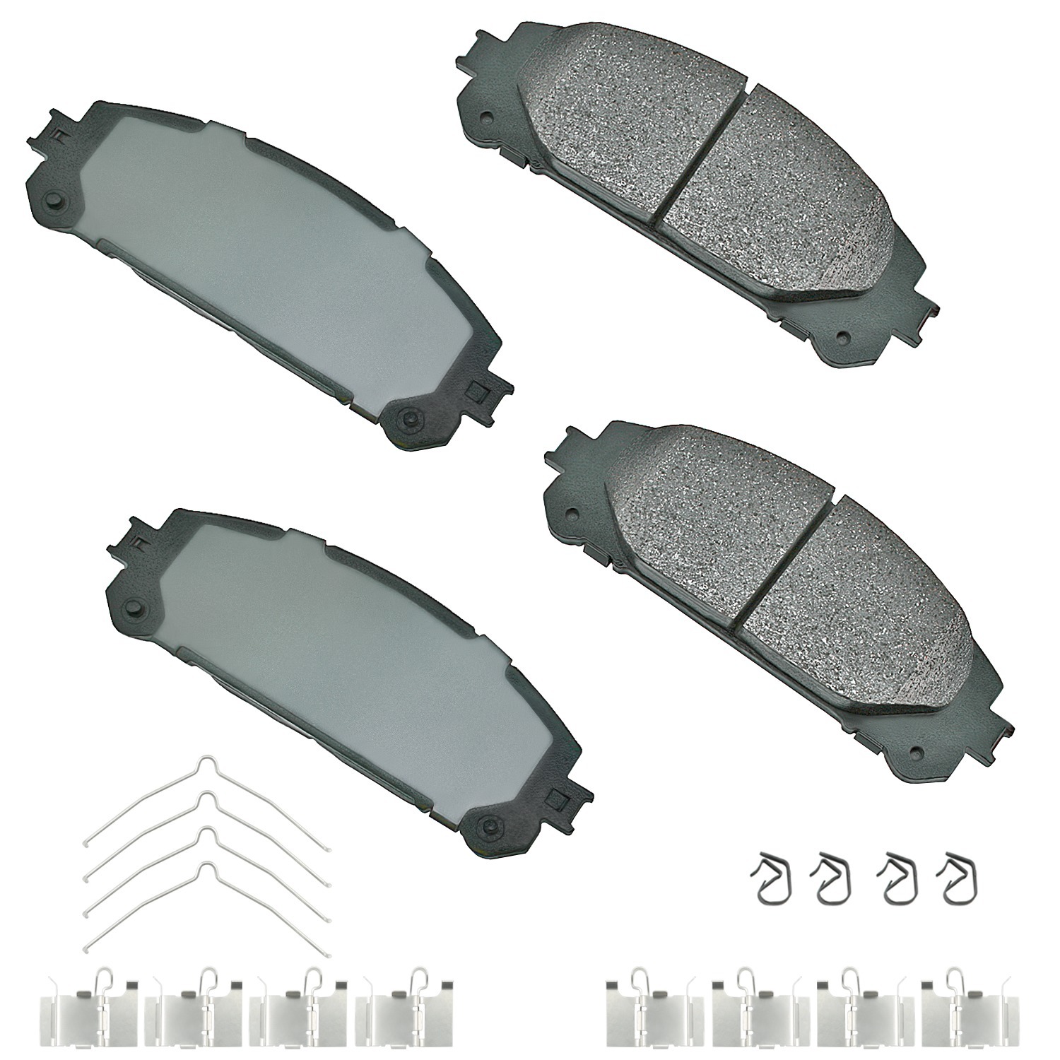 Akebono Brake Corporation act1324a | AKEBONO BRAKE CORPORATION Brake Pad Front Lexus NX200T 15-17 NX300H; 2015-2017