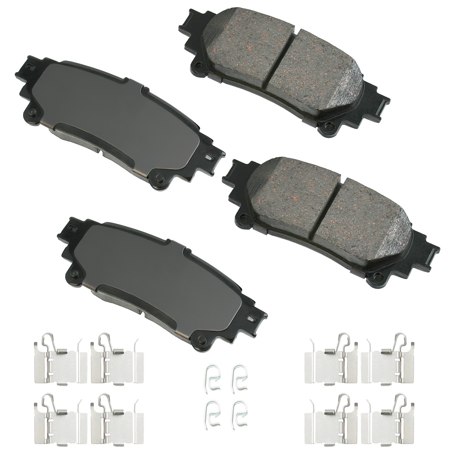 Akebono Brake Corporation act1391a | AKEBONO BRAKE CORPORATION ProACT Ultra-Premium Bra ke Pads - Rear