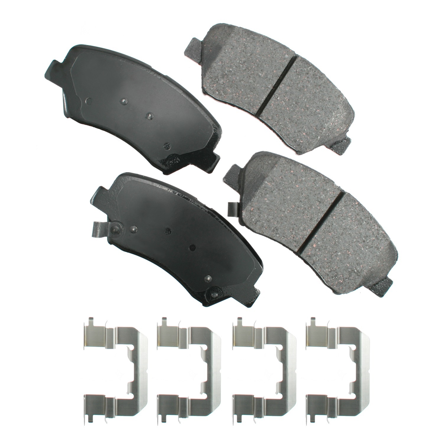 Akebono Brake Corporation act1543 | AKEBONO BRAKE CORPORATION Brake Pad Front Hyundai Azera 12-16 Santa Fe; 2012-2016