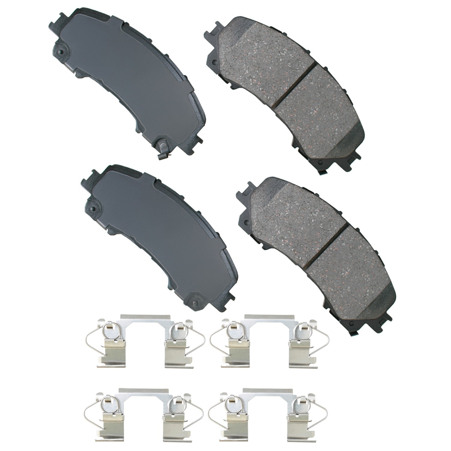 Akebono Brake Corporation act1736 | AKEBONO BRAKE CORPORATION Brake Pad Front Infiniti Q50 14-19 Q60 17-19; 2014-2019