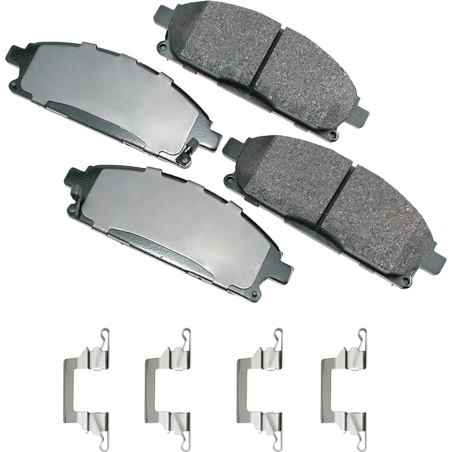 Akebono Brake Corporation act691a | AKEBONO BRAKE CORPORATION Brake Pads Front Acura MDX 03-06 Quest 04-09; 2003-2006