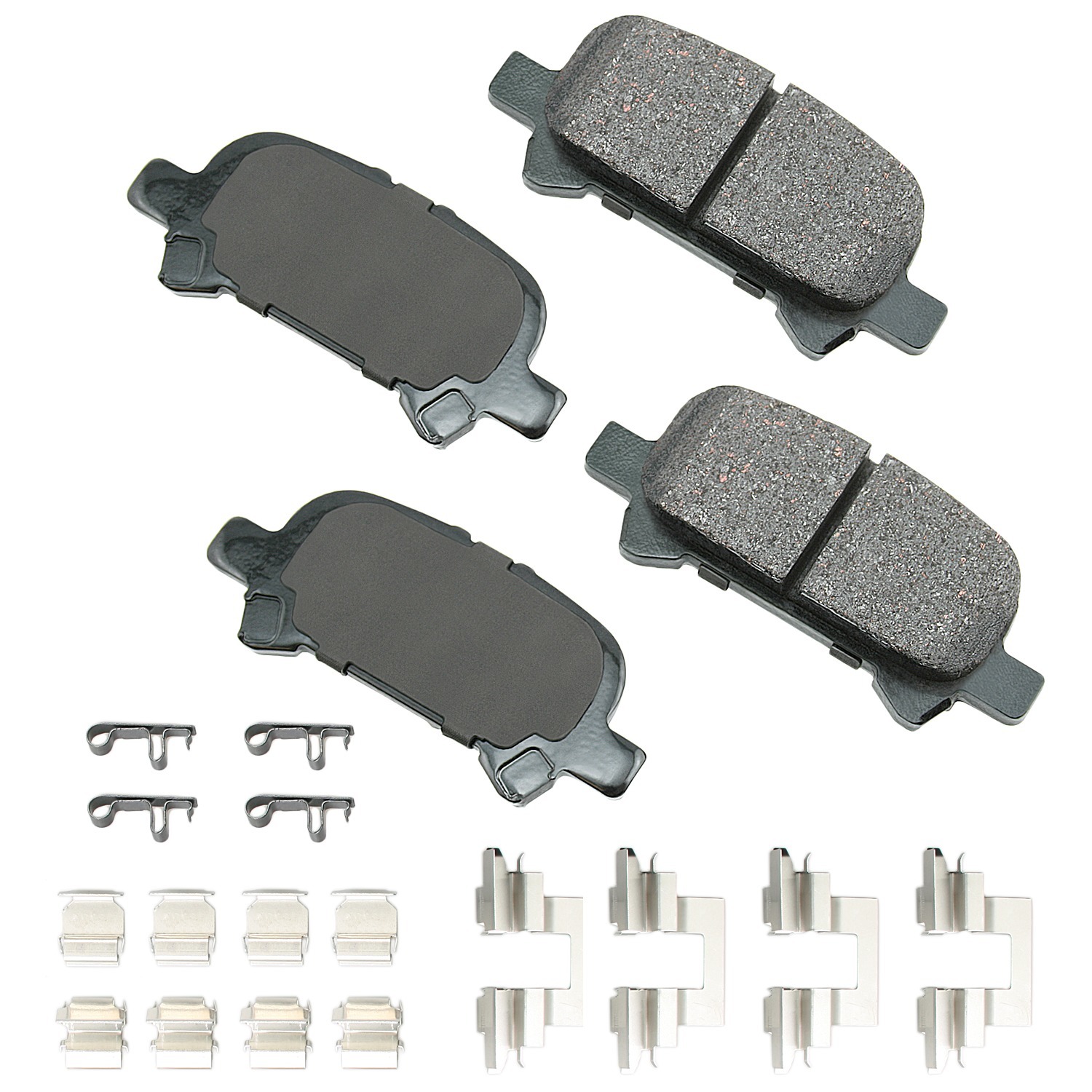 Akebono Brake Corporation act828a | AKEBONO BRAKE CORPORATION Brake Pads Rear Toyota Avalon 00-07 Camry 00-06; 2000-2007