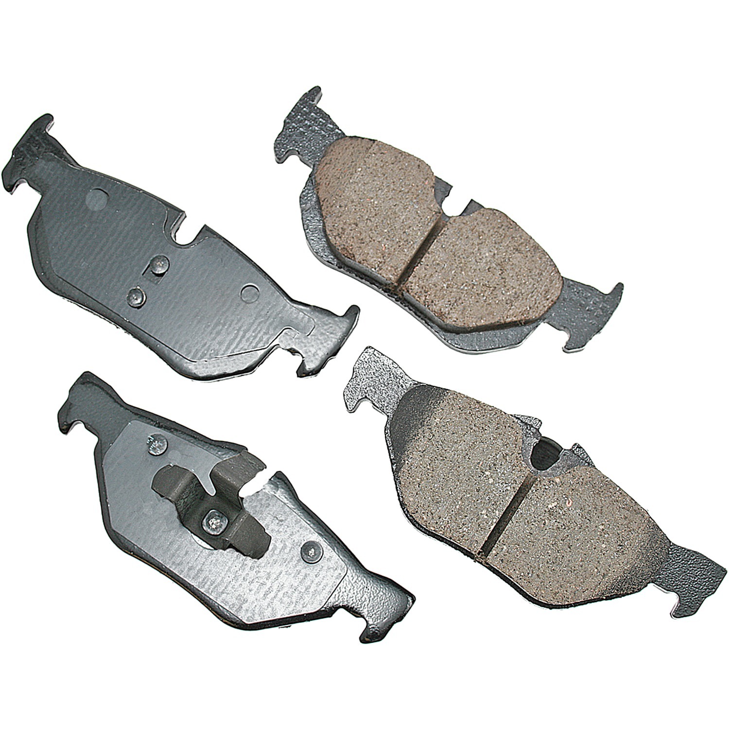 Akebono Brake Corporation eur1267 | AKEBONO BRAKE CORPORATION Brake Pads Rear BMW 128i 08-13 323i 10-11; 2006-2013