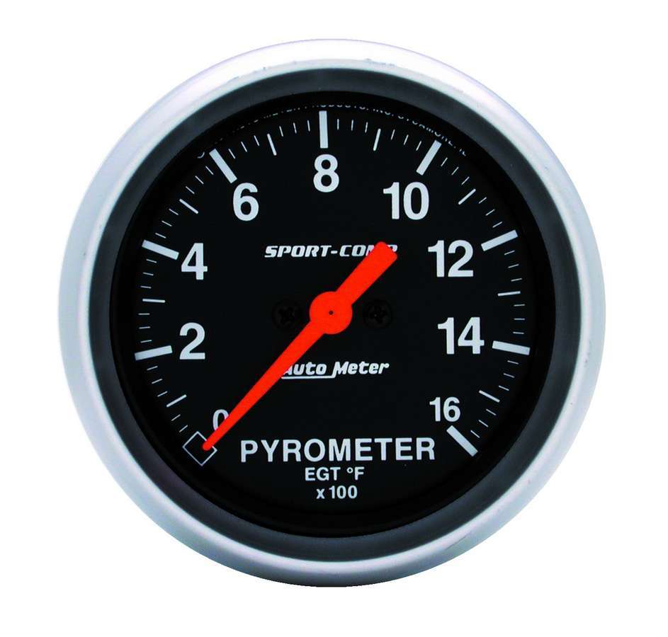 AutoMeter 3544 | 2-5/8in S/C EGT Pyrometer Kit 0-1600