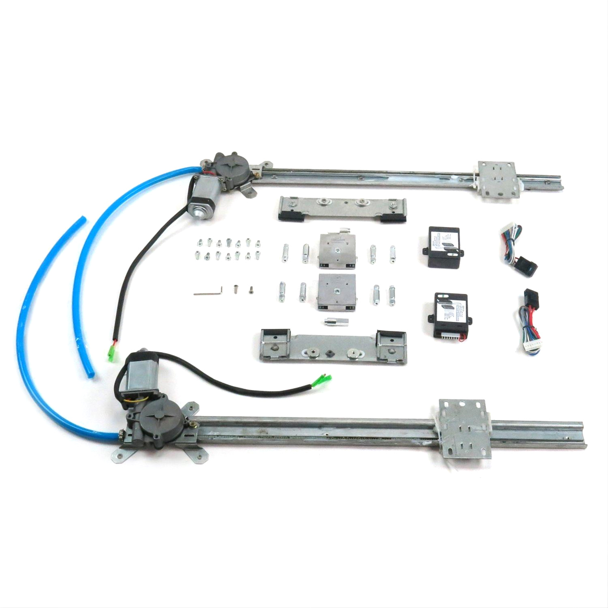 Auto-Loc autpwwc00 | AUTO-LOC 2 Door Flat Power Window Kit with Crank Switches