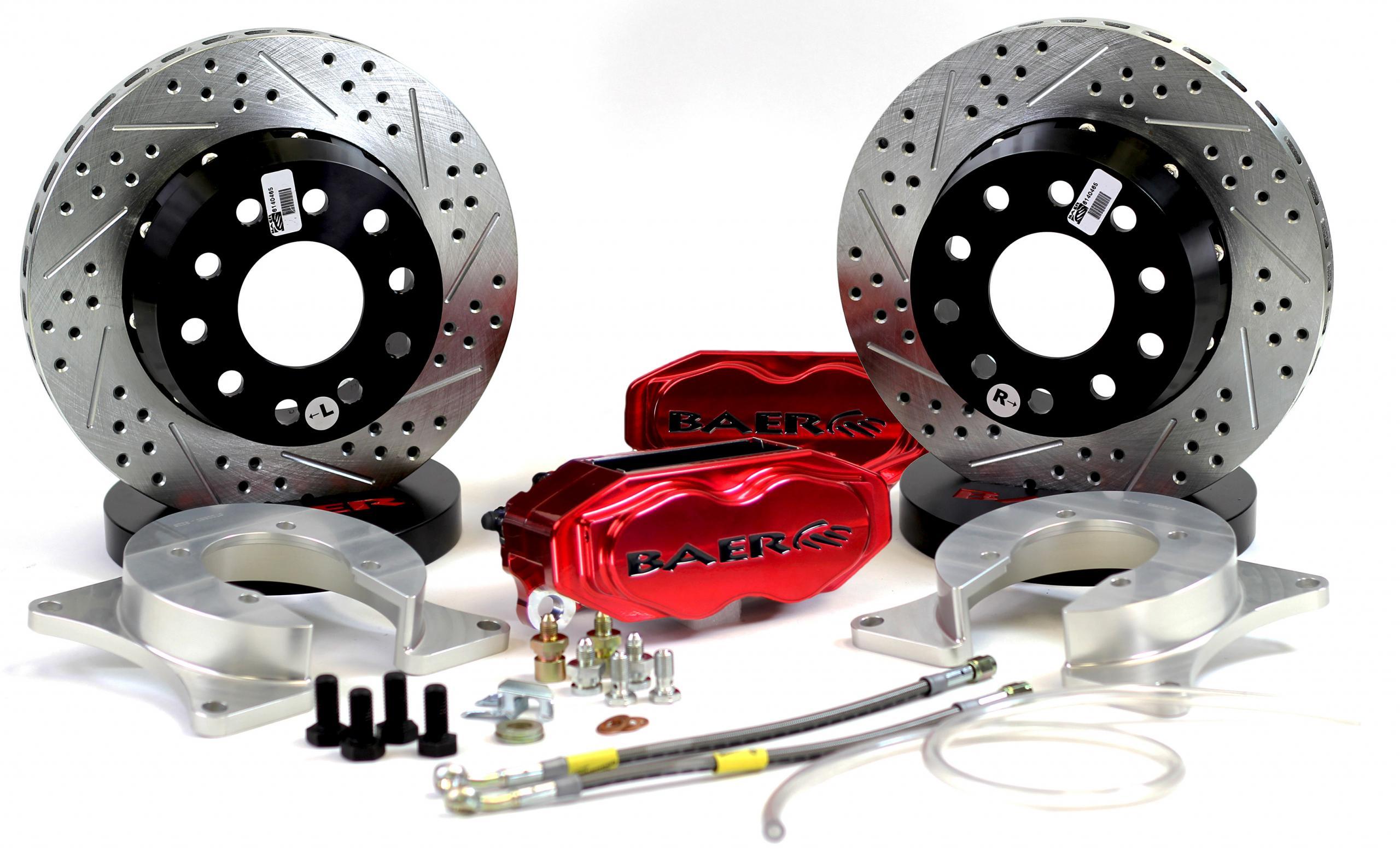 Baer Brakes 4262695fr | BAER BRAKES Deep Stage SS4+ Rear Bra ke System 15- Mustang; 2015-2024