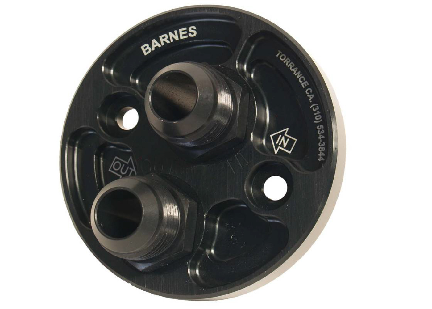 Barnes 8932-12 | BARNES Oil Filter Block Off Plate -12 Fitting