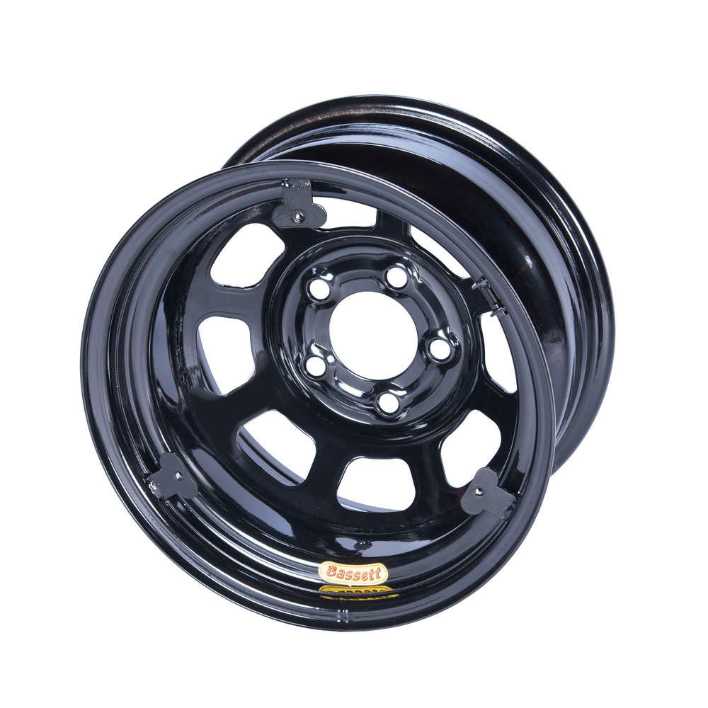 Bassett 58a52iring | BASSETT 15X8 IMCA Black Inertia 5x5 w/Tab