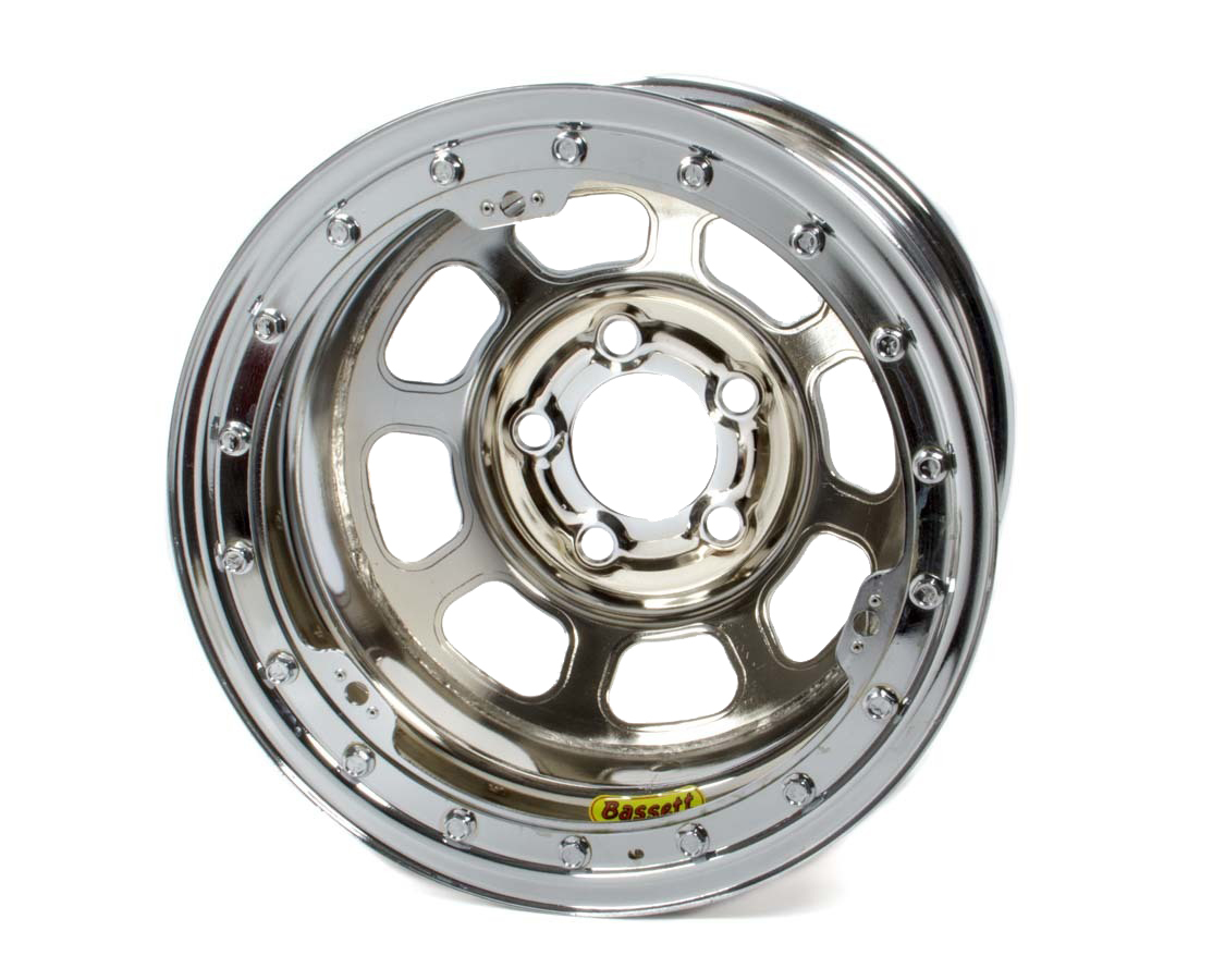 Bassett 59d52clk | BASSETT 15 x 8.75 B/L Chrome 5x5 2in BS D-Hole