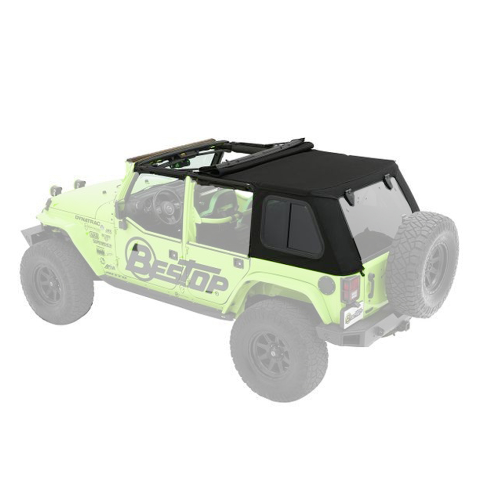 Bestop 54863-17 | BESTOP Trektop Pro Hybrid Soft Top