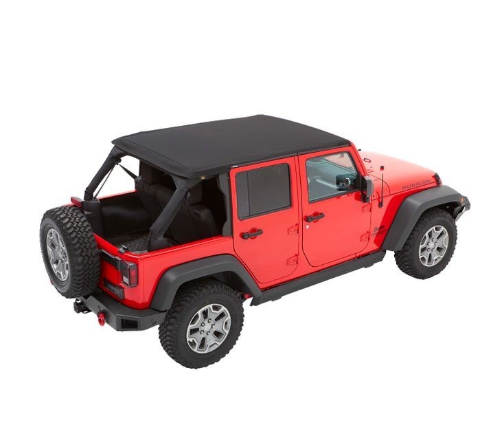 Bestop 56853-35 | BESTOP Trektop NX Plus Complete Soft Top Black Diamond