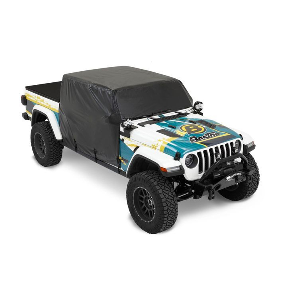 Bestop 81050-01 | BESTOP 20- Jeep Gladiator Trail Cover Black; 2020-2024