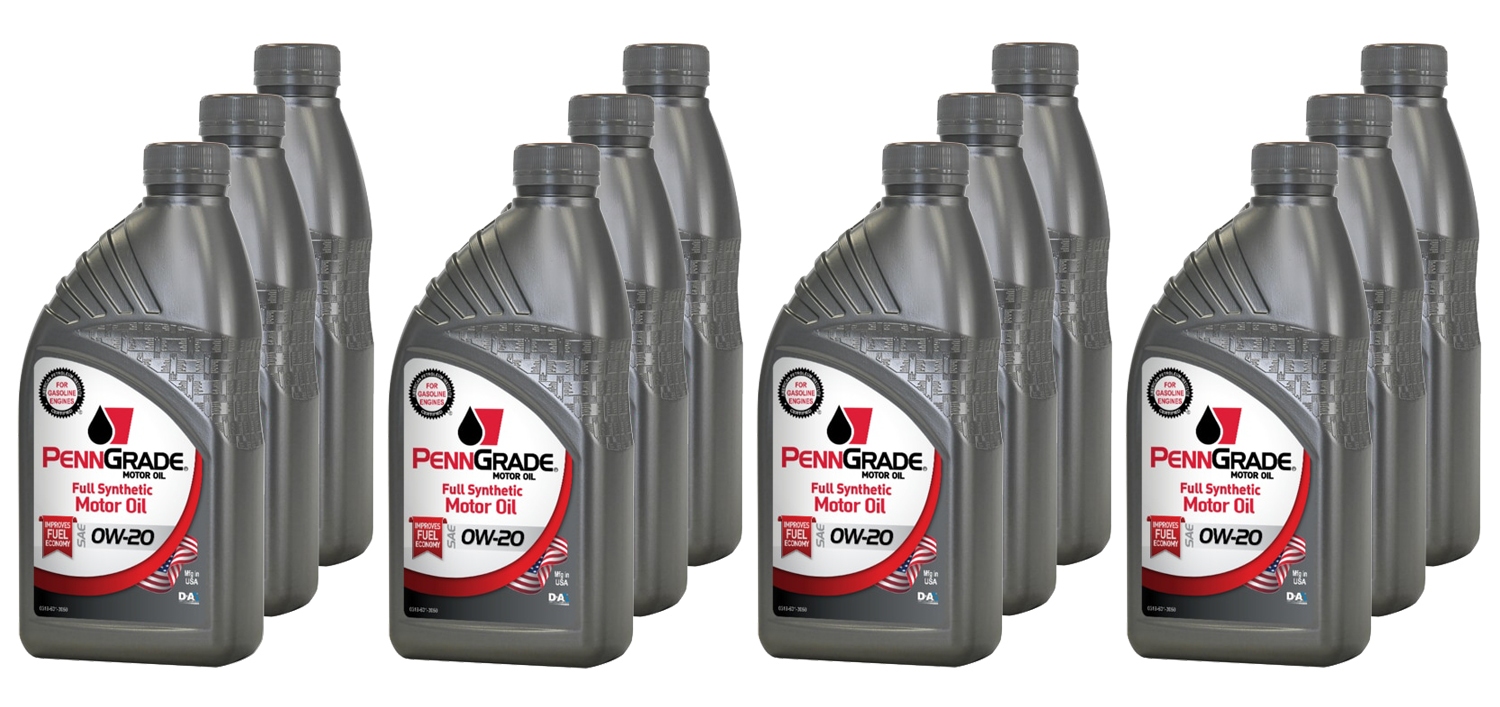 Penngrade Motor Oil 62816 | PENNGRADE MOTOR OIL PennGrade Full Synthetic 0w20 Case 12 x 1 Quart